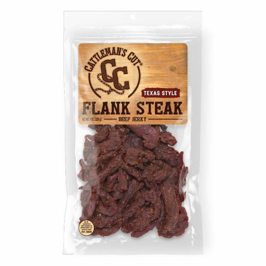 Online Oberto Cattleman'S Cut Texas Style Flank Steak Beef Jerky, 9 Oz.