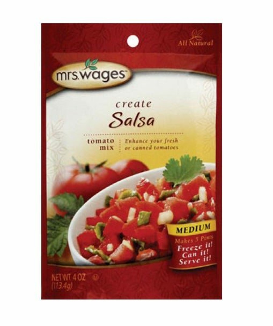 Online Mrs. Wages Salsa Medium Tomato Mix, 4 Oz. Canning Ingredients